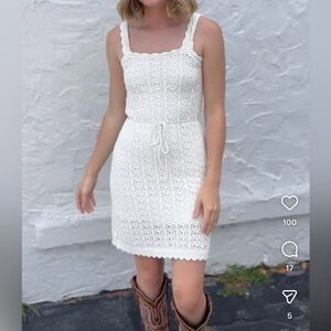 Jessica Simpson Crochet Lace Dress